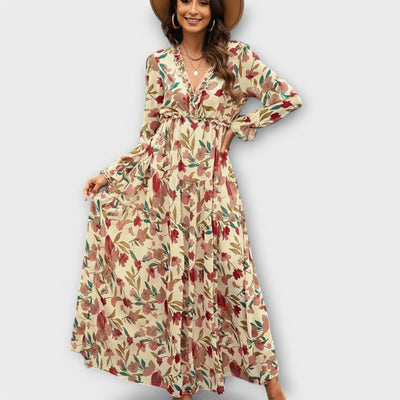 Juno - Elegant Floral Maxi Dress