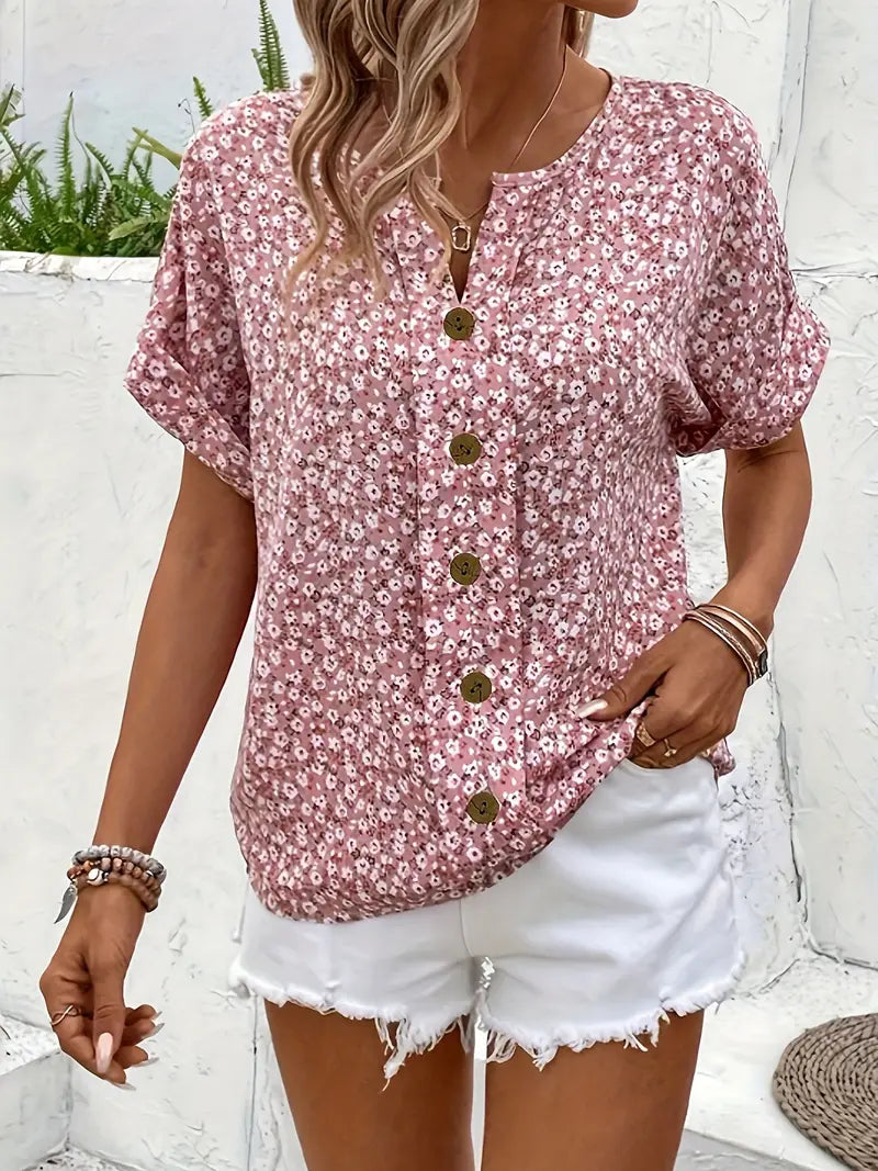 Mery | Button Summer Top