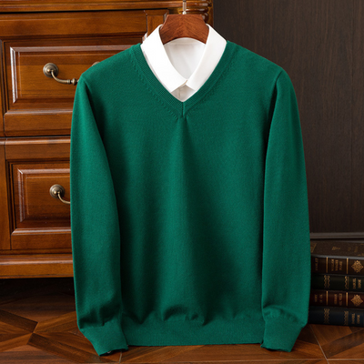 Evander - Cashmere V-Neck Jumper