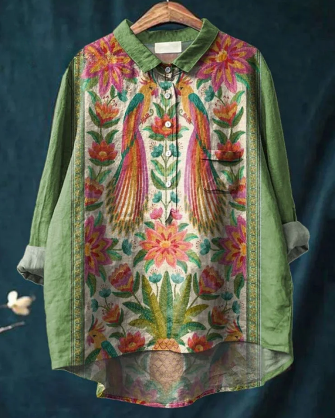 Jenny | Stylish Floral Button-Down Shirt