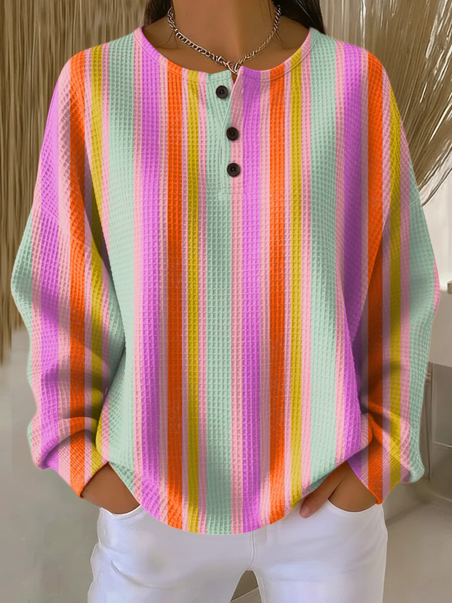 Mille™ – Sweater with Colorful Stripes
