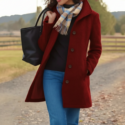 Tradura™ – Classic Mid-Length Button Coat