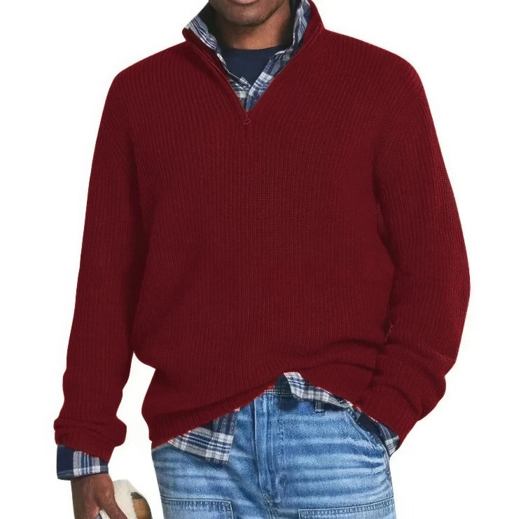 Arlen - Knitted Zip Sweater for Men