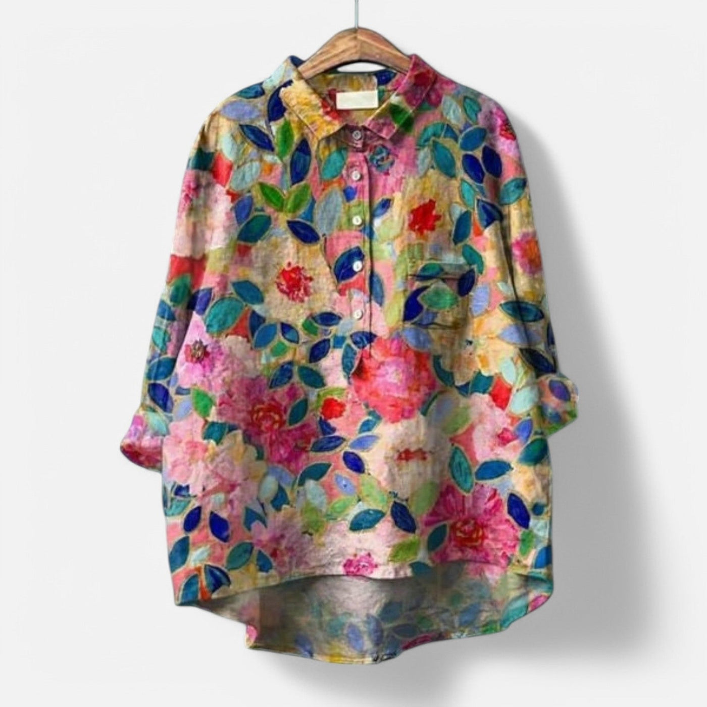 Kiara™ | Stylish Loose Fit Floral Blouse