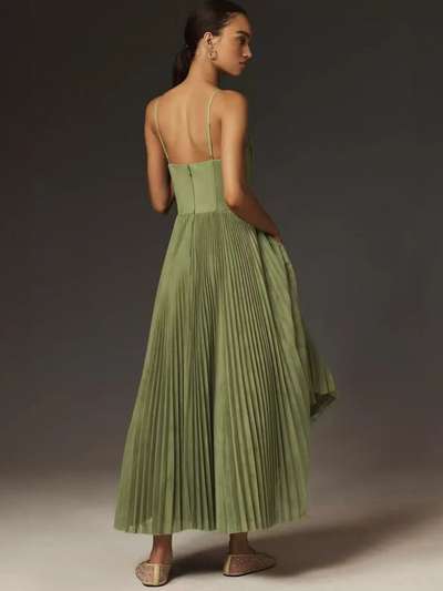 Zoe - Elegant Open-Back Sleeveless Evening Dress