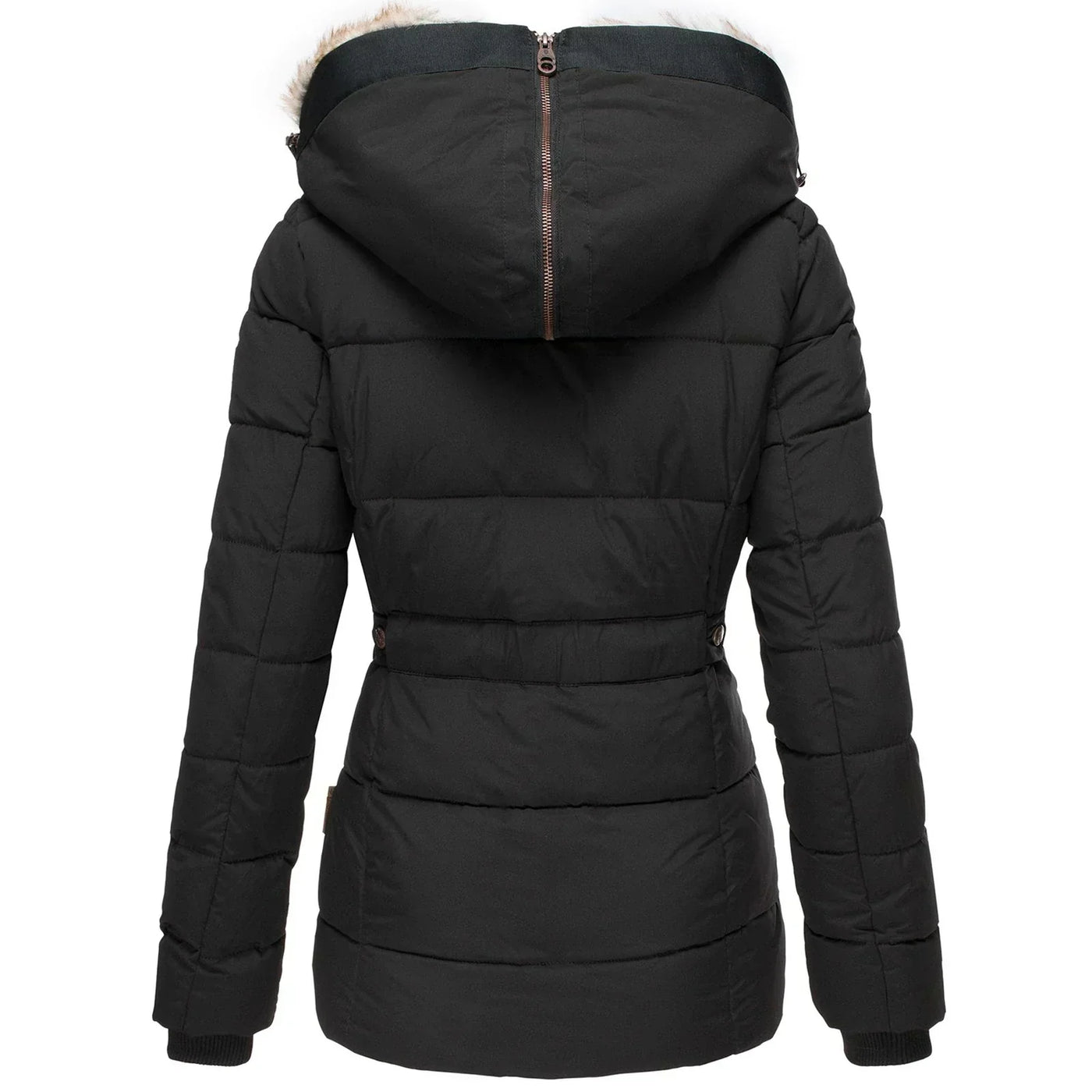 Hanne™ – Winter Jacket with Fluffy Collar and Slim Fit