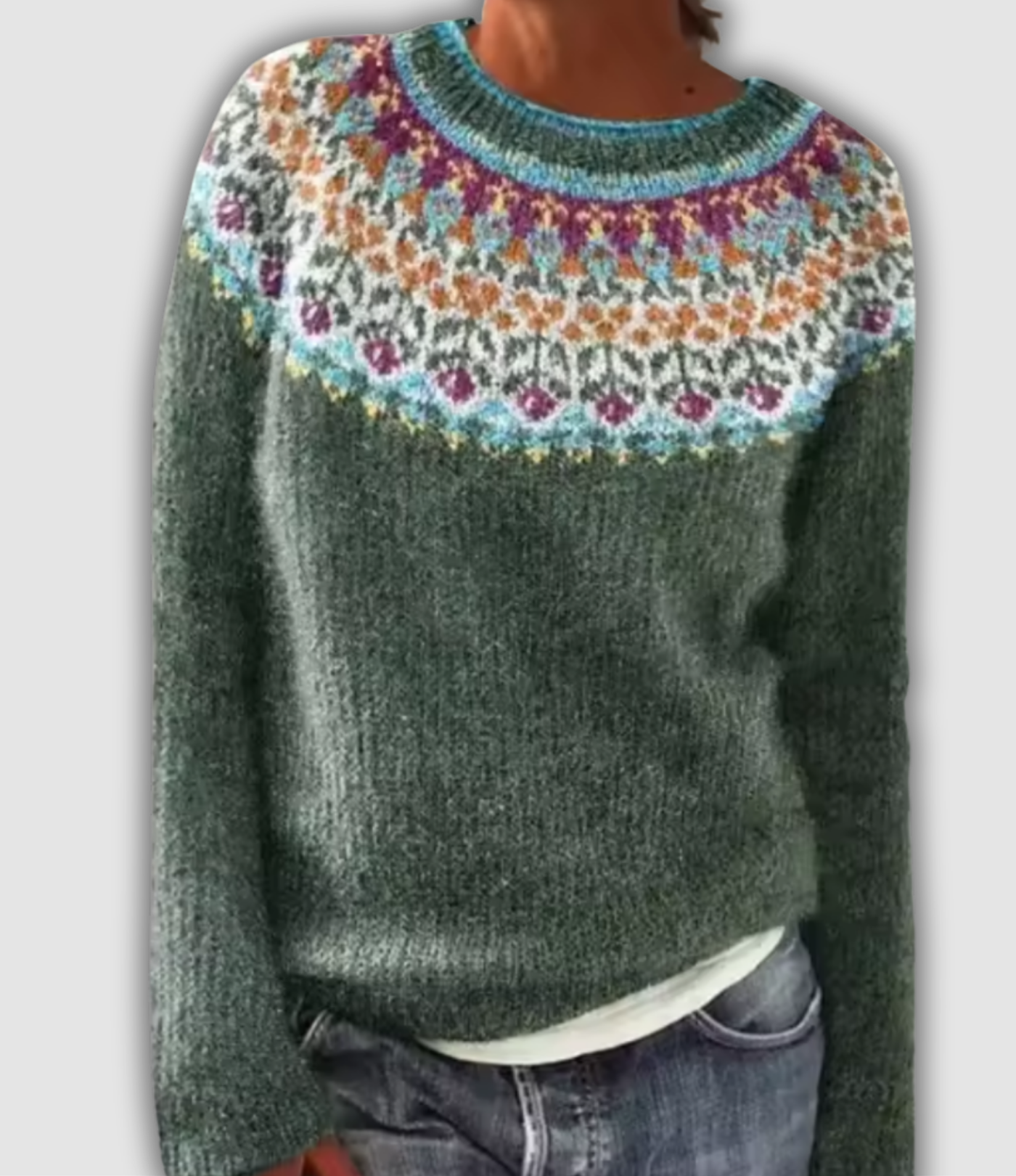 Celina™ – Cozy Retro Sweater