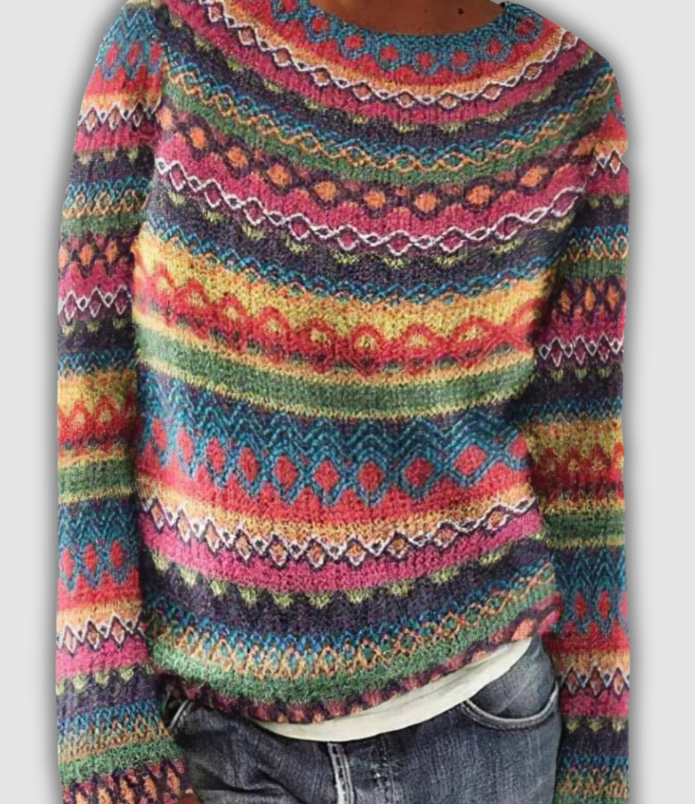 Dalia™ – Cozy Retro Sweater