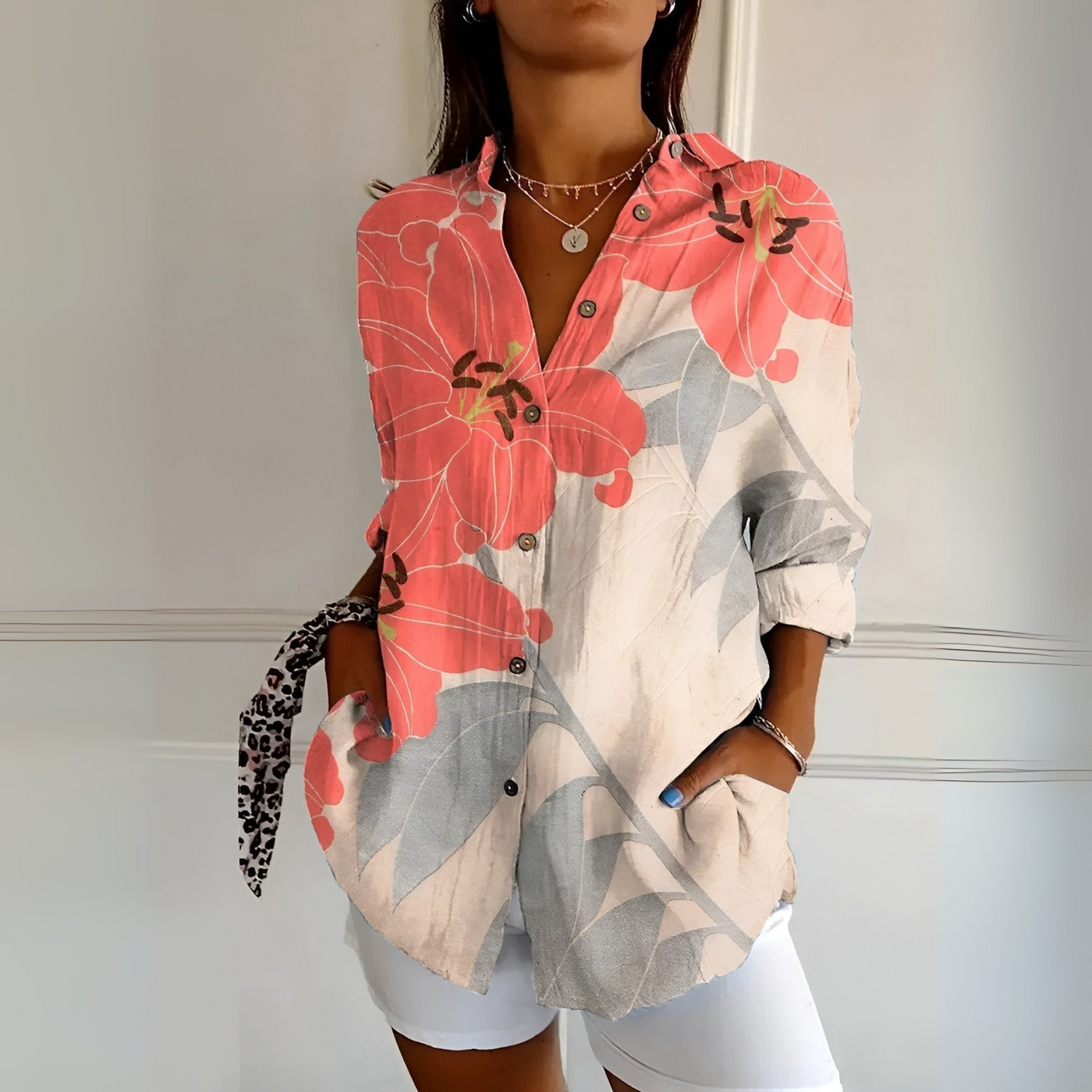 Maia | Floral Summer Blouse