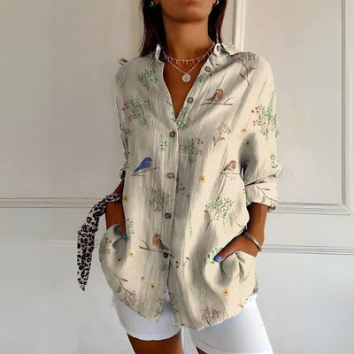 Maia | Floral Summer Blouse