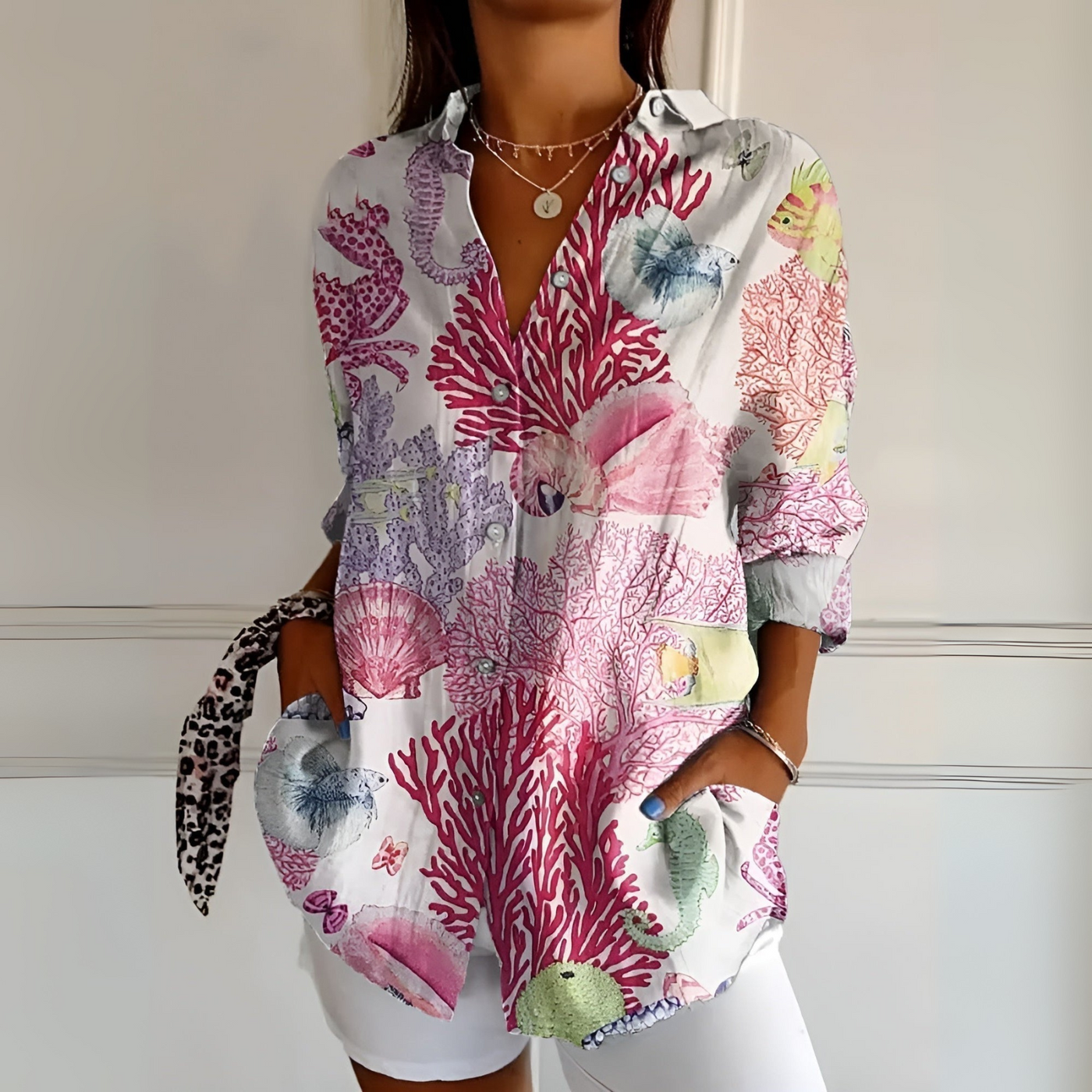 Maia | Floral Summer Blouse