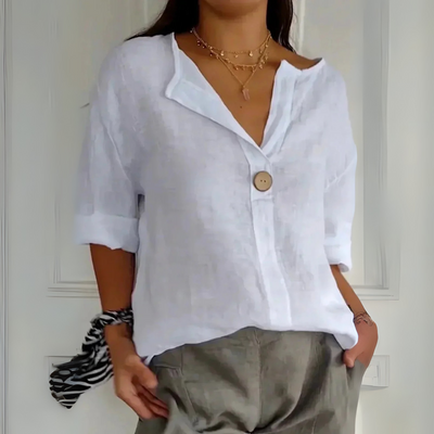 Zamma | Relaxed Linen Top