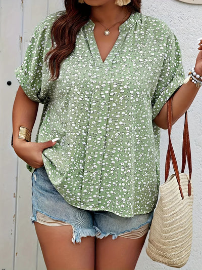Marina | Stylish Casual Floral Blouse