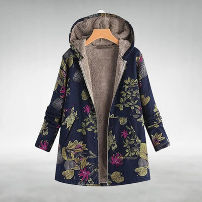Fleural™ – Stylish Fleece Jacket with Floral Pattern