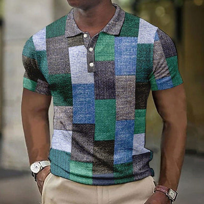 Elowen - Stylish Checkered Polo Shirt