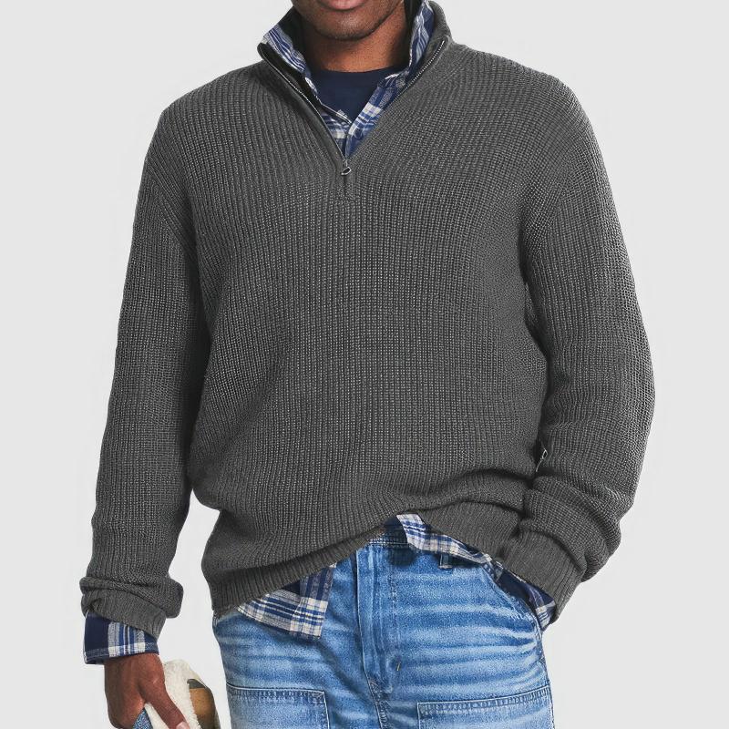 Arlen - Knitted Zip Sweater for Men