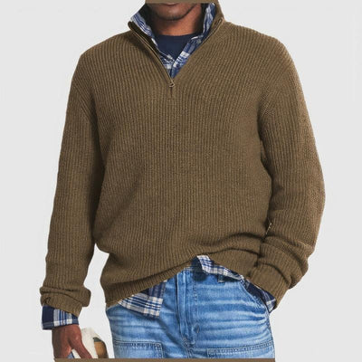 Arlen - Knitted Zip Sweater for Men