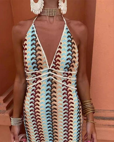 Charlotte - Boho Crochet Beach Tunic Dress