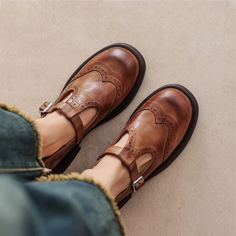 Risla™| Leather Mary Janes – Joseph & Violet