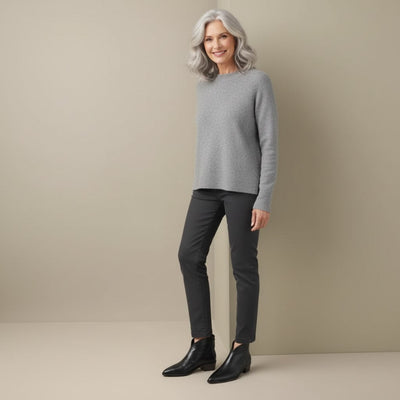 Camille | Luxury Ankle Boots with Low Heel